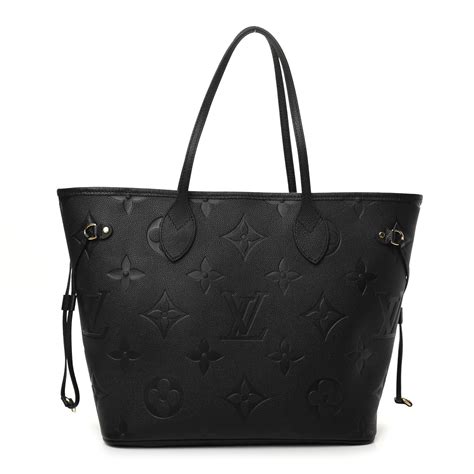 black embossed louis vuitton neverfull|Neverfull black Louis Vuitton.